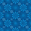 Star connect symmetry blue seamless pattern