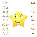 Star 3d emoji, emoji avatar maker.