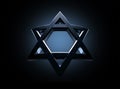 Star Of David Casting Royalty Free Stock Photo