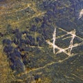 Star of David (Magen David) on a stone