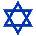 Star of David. Shield of David. Jewish star. Israel emblem