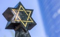 Star of David on the tombstone