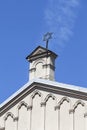 Star of David on top of Tempel Synagogue in jewish district of Krakow, Poland Royalty Free Stock Photo