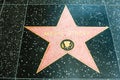 Star dedicated to the actress Meryl Streep on the Walk of Fame in Hollywood