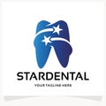 Star Dental Logo Design Template Inspiration