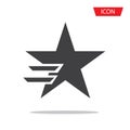 Star design Icon vector isolated