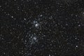 Star double cluster Royalty Free Stock Photo