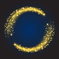 Star dust circle vector