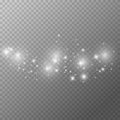 Star dust, thousands of brilliant lights. Royalty Free Stock Photo