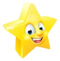 Star Emoji Emoticon Mascot