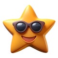 Star emoji with sunglasses