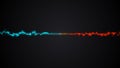 Star energy particles explosion, Big data circle particle, glowing light animation 3D rendering