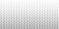 Star fade pattern. Faded halftone black spark isolated on white background. Degraded fades sparkle design print. Fadew