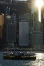 Star Ferry crossing Hong Kong harbour