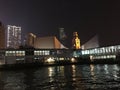 Star Ferry Pier, Tsim Sha Tsui, Hongkong - Night Scene Royalty Free Stock Photo