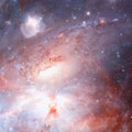 Star field and nebula in outer space Royalty Free Stock Photo