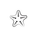 Star Fish Logo Template vector Royalty Free Stock Photo