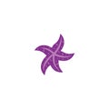 Star fish logo Royalty Free Stock Photo