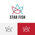 Star Fish Monoline Simple Modern Animal Logo