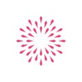 Star Flower Ornamental Sign Logo Template Illustration Design. Vector EPS 10 Royalty Free Stock Photo