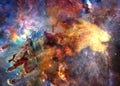 Star forming region somewhere in deep space Royalty Free Stock Photo