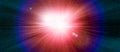 Star gate explosion in a galaxy of an universe. Royalty Free Stock Photo