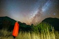 Watching the Milky Way while staying warm