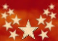 Star_gold Royalty Free Stock Photo