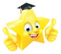 Star Graduation Emoji Emoticon Mascot Royalty Free Stock Photo