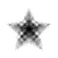 Star halftone design element