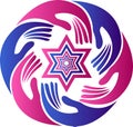 Star hands logo