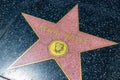 Star on Hollywood Walk of Fame Royalty Free Stock Photo