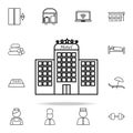 5 star hotel icon. hotel icons universal set for web and mobile Royalty Free Stock Photo