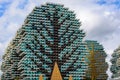 7-star hotel Sanya Beauty Crown in which an annual competition is held- Miss of the World. Tourist complex is the largest hotel in Royalty Free Stock Photo