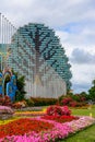 7-star hotel Sanya Beauty Crown in which an annual competition is held- Miss of the World. Tourist complex is the largest hotel in Royalty Free Stock Photo