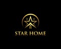 Star House Logo Icon Design.