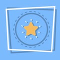 Star Icon Best Prize Award Web Button