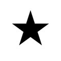 Star vector icon, classic form