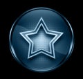 Star icon dark blue.