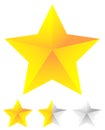 Star icon for rating, ranking, quality concepts