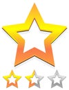 Star icon for rating, ranking, quality concepts