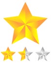 Star icon for rating, ranking, quality concepts