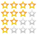 Star icon for rating, ranking, quality concepts