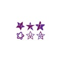 Star icon with slightly rounded corners