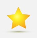 Star icon . Classic rank isolated. Trendy flat favorite design. Star website pictogram mobile app. Logo illustration. Shiny