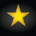 Star Icon vector. Rating symbol for web design - Vector