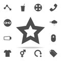 star icon. web icons universal set for web and mobile Royalty Free Stock Photo