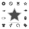 star icon. web icons universal set for web and mobile Royalty Free Stock Photo