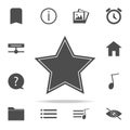 star icon. web icons universal set for web and mobile Royalty Free Stock Photo