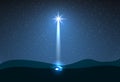 Star indicates the christmas of Jesus Christ. Birth of Jesus Christ Royalty Free Stock Photo